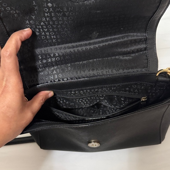 Kate Spade Black and Cream Crossbody Bag - Picture 9 of 11